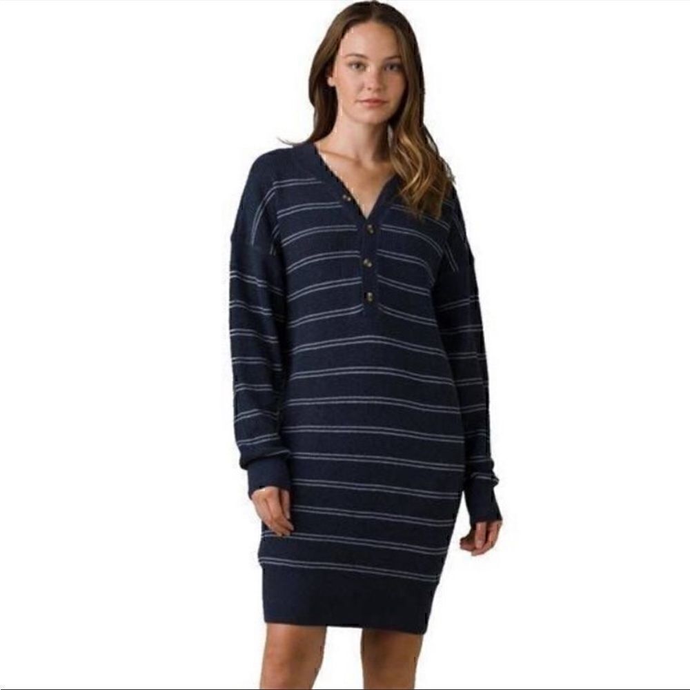 NWT PrAna Milani Henley Dress  Size S